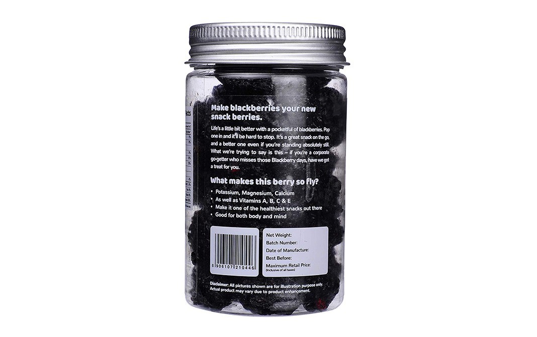Flyberry Gourmet Breathtaking Blackberries    Pack  100 grams